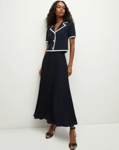 Addi Pleated Skirt in>Veronica Beard Best