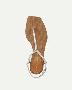 Amelia Metallic T-Strap Sandal><noscript><img width=