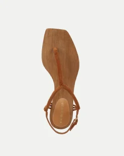 Amelia T-Strap Suede Sandal><noscript><img width=