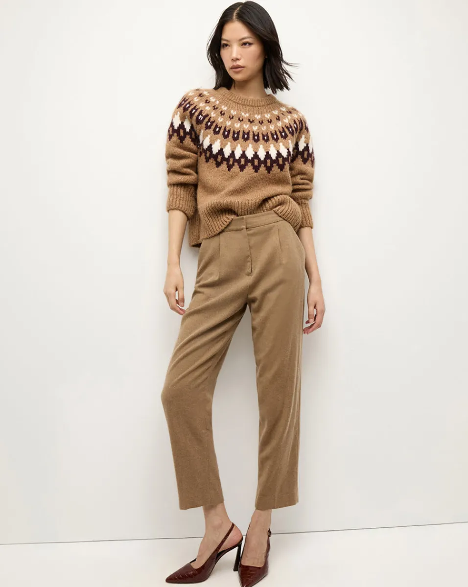 Anne Fairisle Pullover in Russet Multi>Veronica Beard Discount