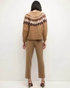 Anne Fairisle Pullover in Russet Multi><noscript><img width=