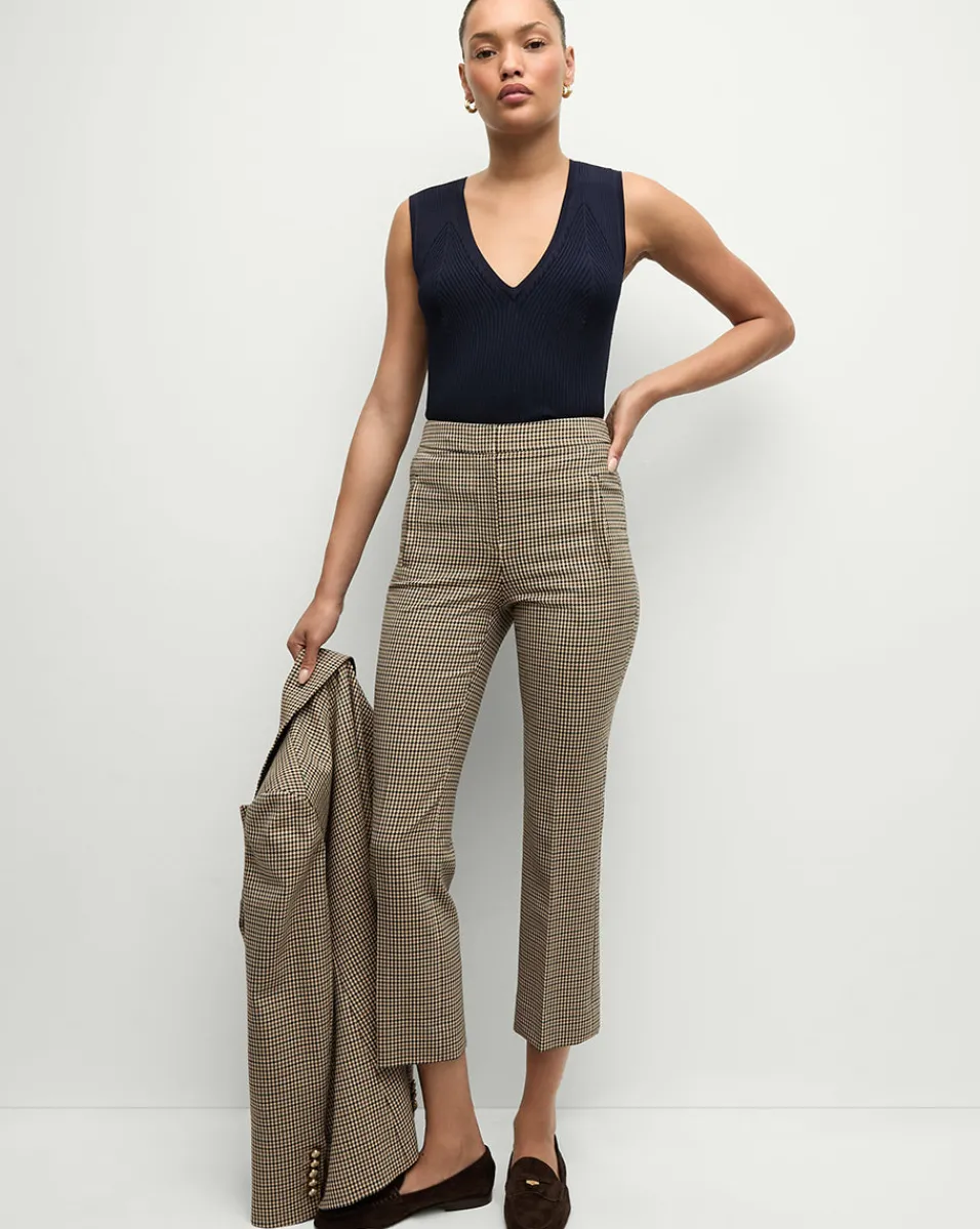 Arte Houndstooth Pants in>Veronica Beard Best
