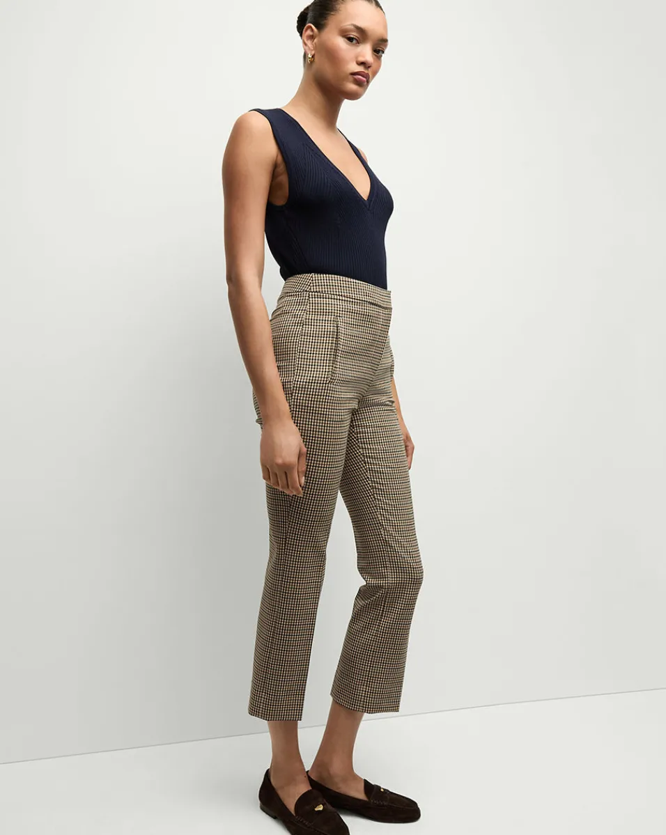 Arte Houndstooth Pants in>Veronica Beard Best