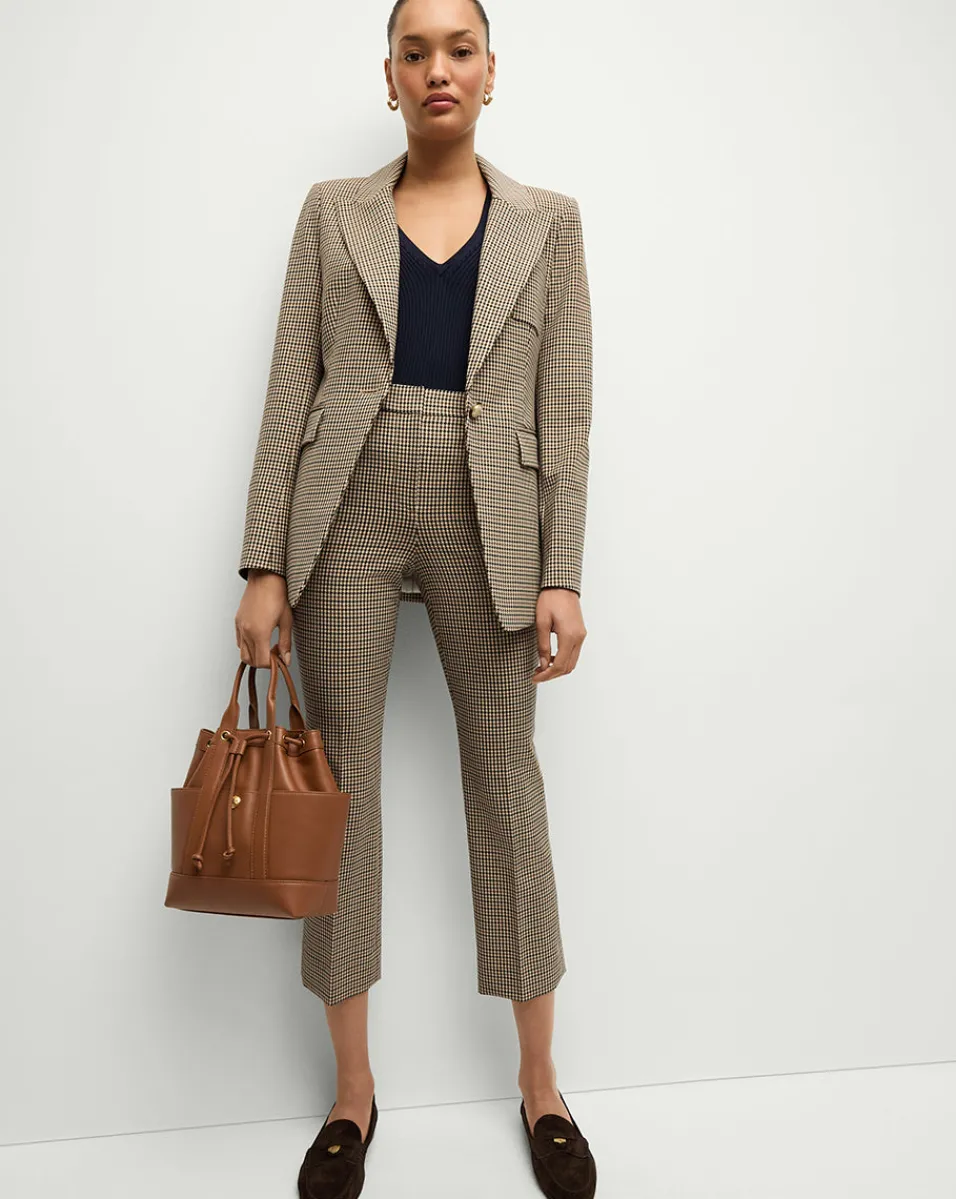 Arte Houndstooth Pants in>Veronica Beard Best