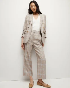 Beacon Linen Dickey Jacket in Khaki Multi><noscript><img width=