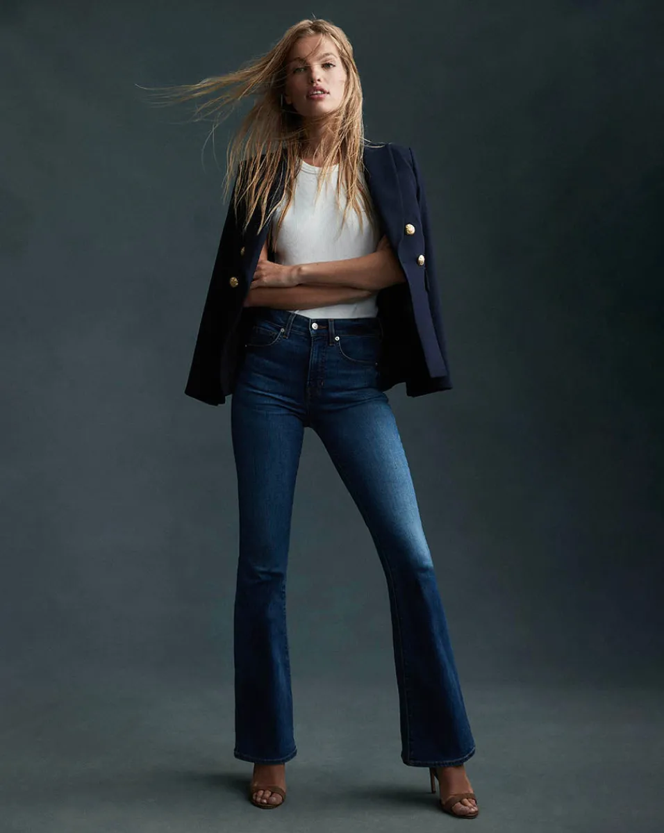 Beverly High Rise Skinny Flared Jeans>Veronica Beard Hot