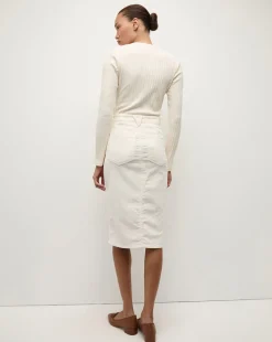 Breves Corduroy Midi Skirt in><noscript><img width=