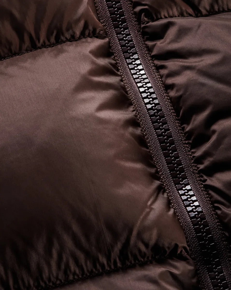 Bria Puffer Vest in Dark Chocolate>Veronica Beard Outlet