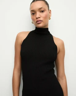 Briggita Knitted Halter Dress in>Veronica Beard Best
