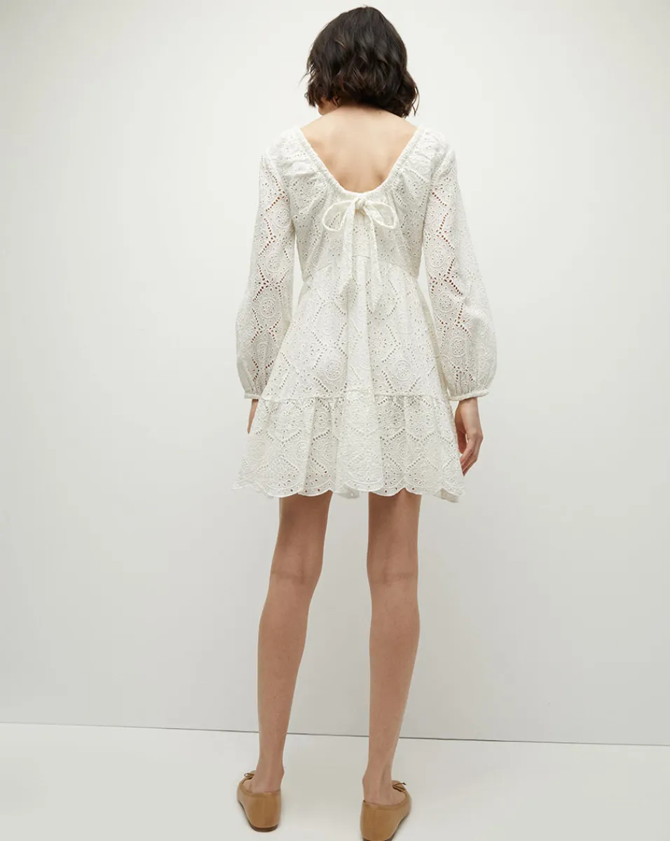 Calibra Eyelet Dress>Veronica Beard