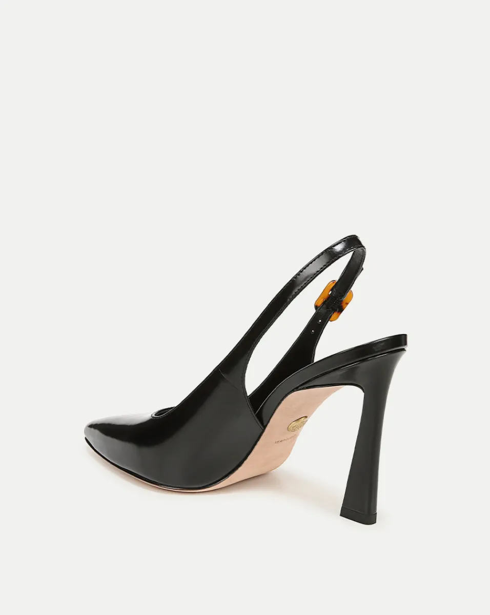 Callie Leather Slingback Pump in>Veronica Beard Outlet