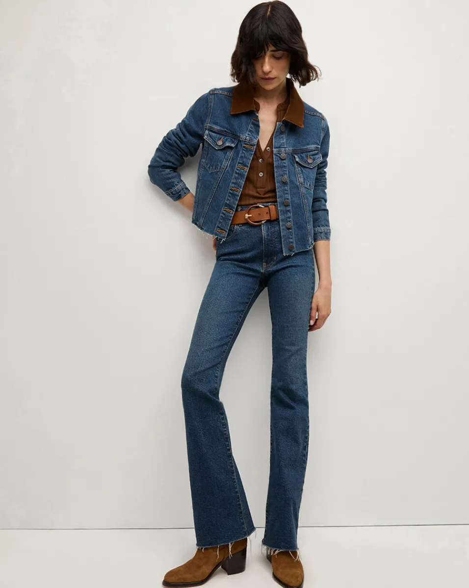 Camden Suede Bootie in>Veronica Beard Outlet