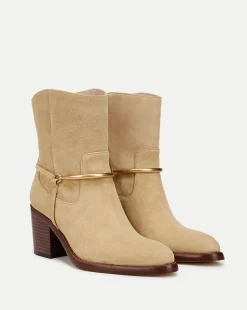 Camden Suede Bootie in>Veronica Beard New