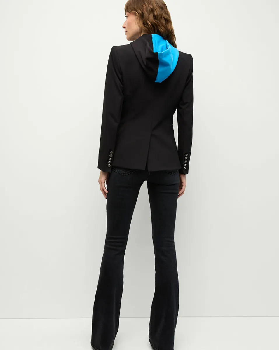 Carolina Panthers Dickey Jacket in Black/Silver>Veronica Beard New
