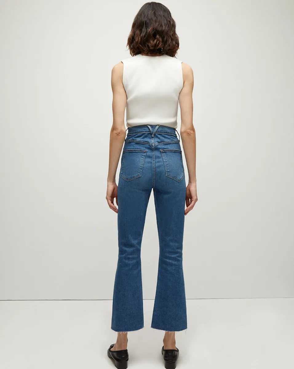 Carolina Skinny Kick-Flare Jean in>Veronica Beard New
