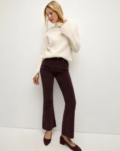 Carson Corduroy Kick-Flare Pant in>Veronica Beard Outlet