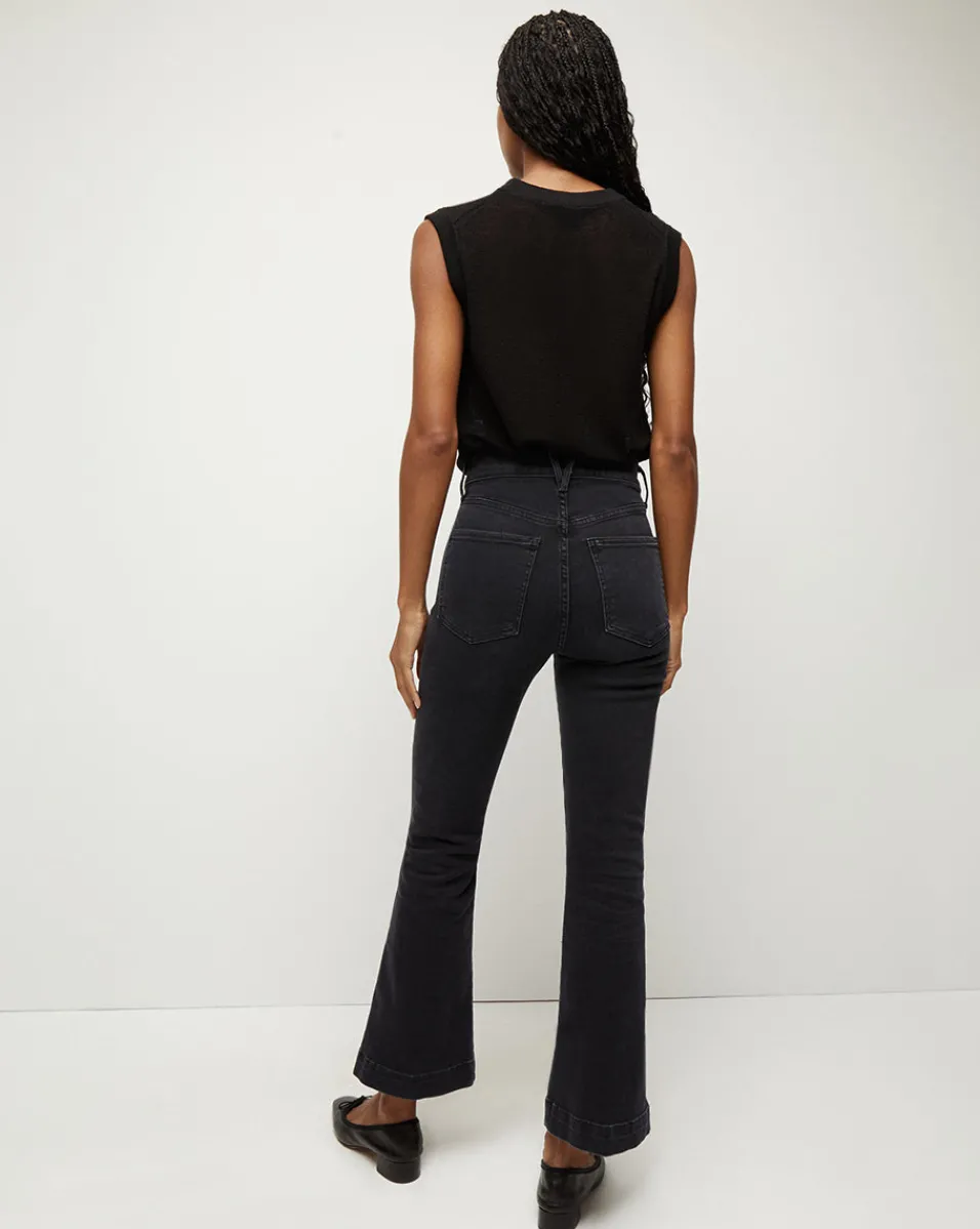 Carson High-Rise Ankle Flare Jean>Veronica Beard Sale