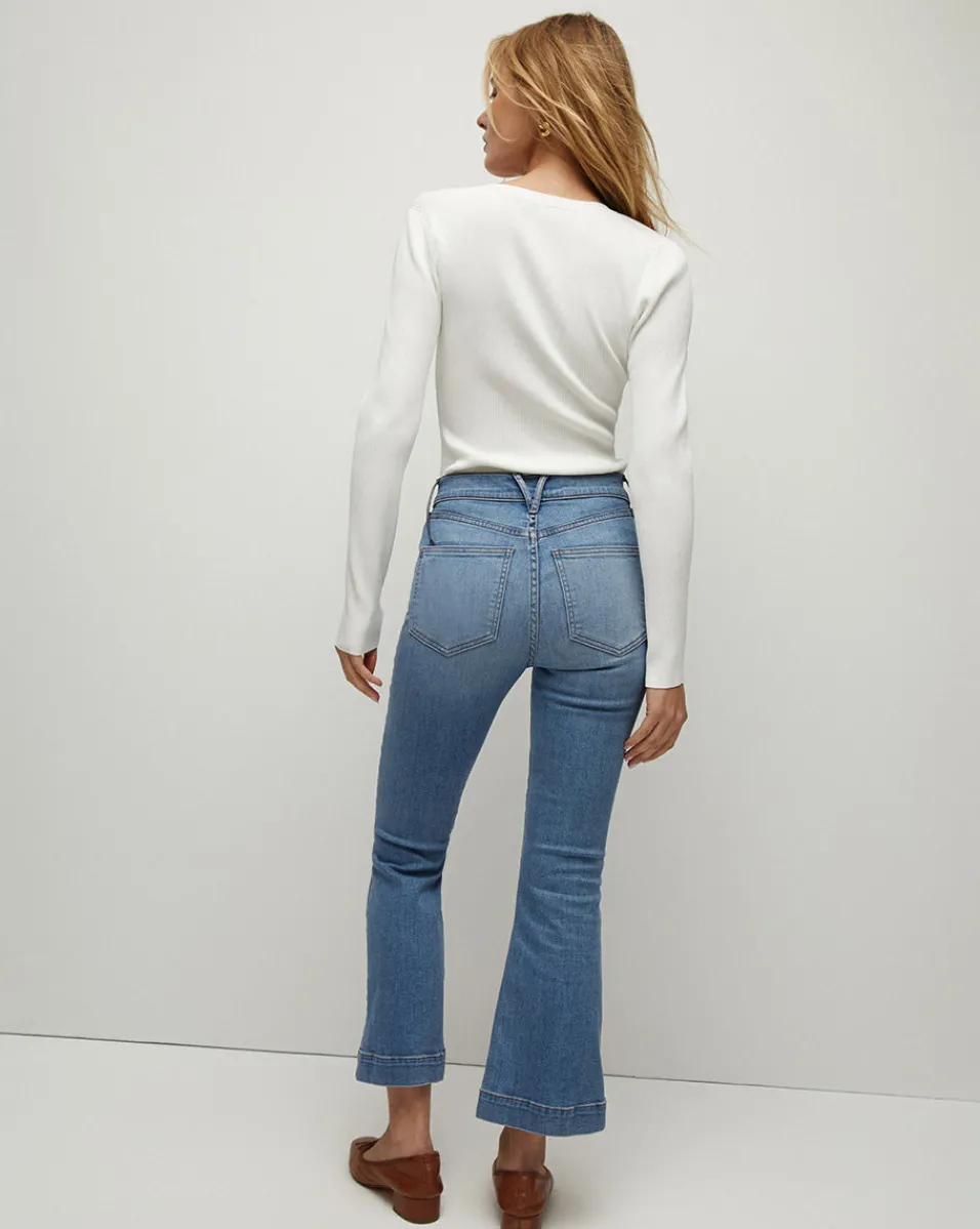 Carson Kick-Flare Jean in>Veronica Beard Hot
