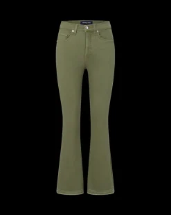 Carson Released Hem Kick-Flare Jean in Stone Army><noscript><img width=