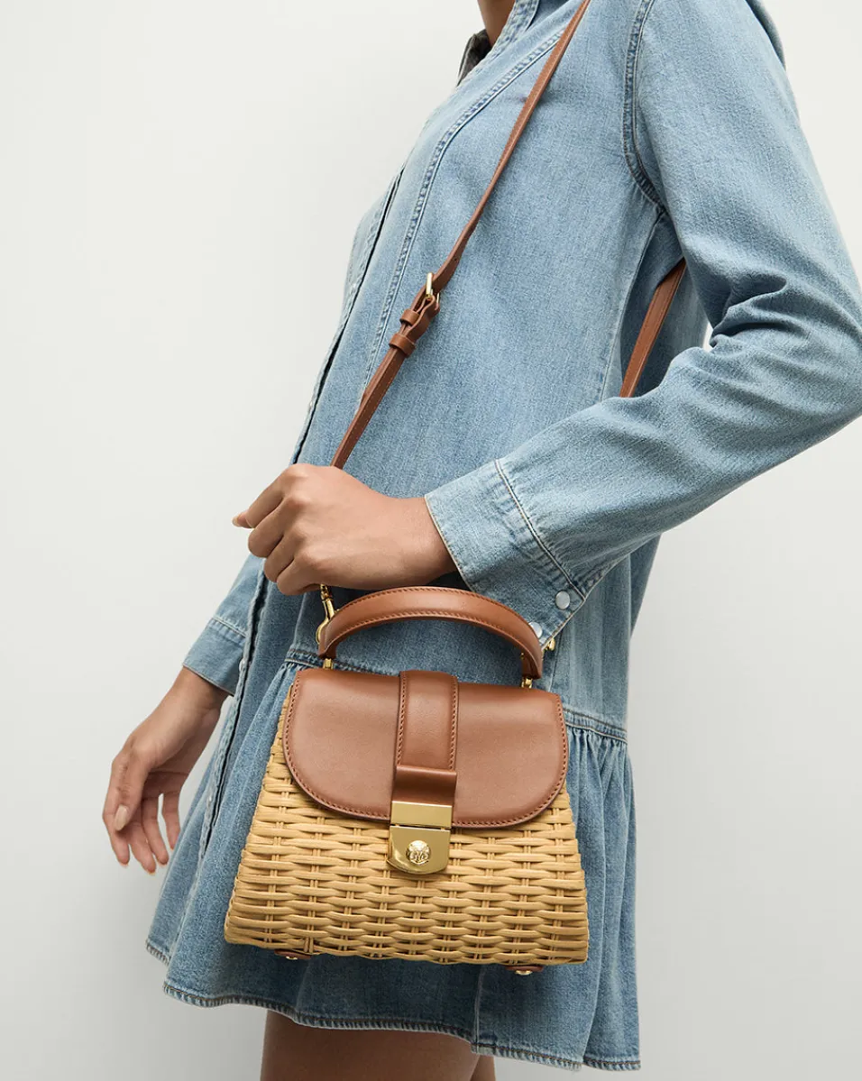 Catherine Denim Dress in Pebble Stone>Veronica Beard Hot