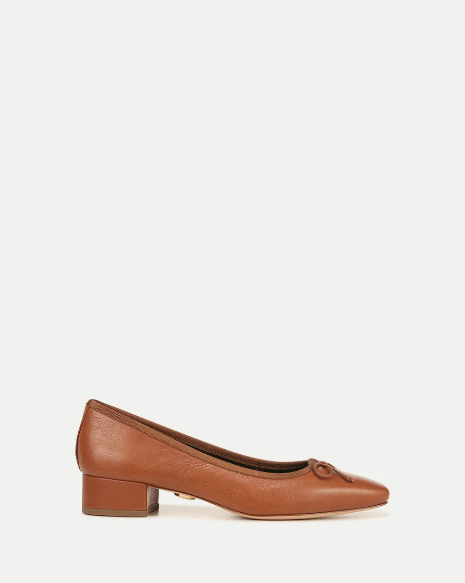 Cecile Leather Ballet Pump>Veronica Beard Online