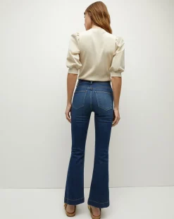 Coralee Puff-Sleeve Tee in><noscript><img width=