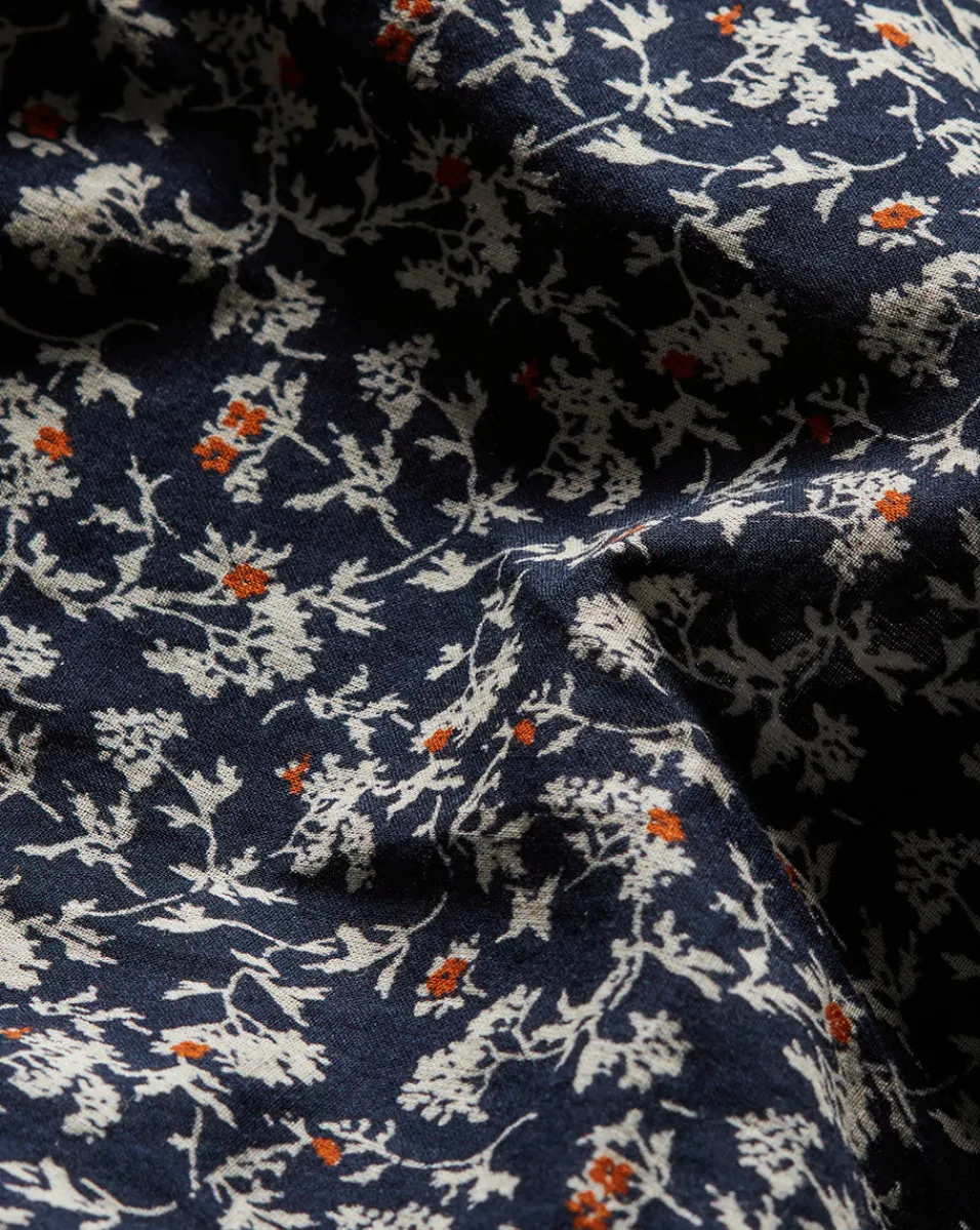 Cornelia Smocked Dress in Navy Multi>Veronica Beard Best