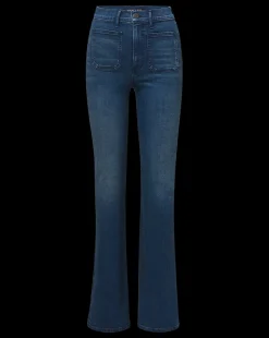 Crosbie Patch-Pocket Slim Wide-Leg Jeans in Northern Lights><noscript><img width=