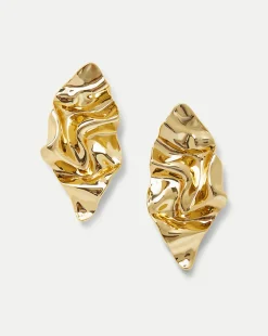 Crumpled Earring in>Veronica Beard Hot