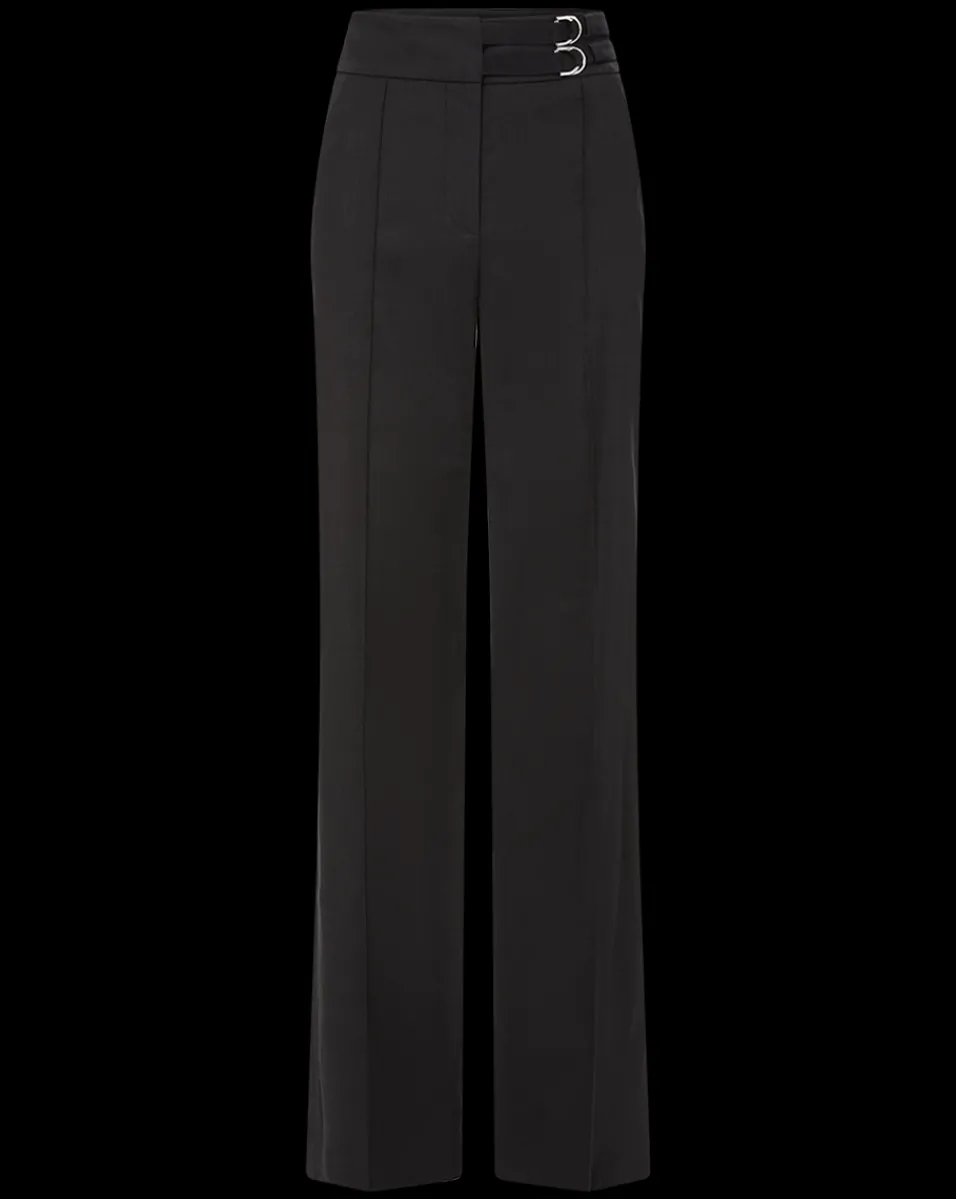 Cruz Stretch-Linen Pants in>Veronica Beard Discount