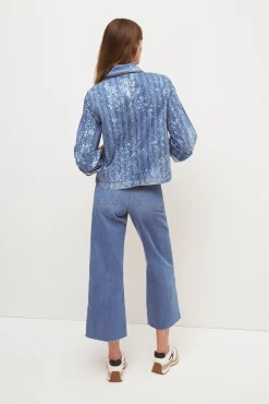 Dahl Acid-Washed Denim Jacket in Sapphire Sun><noscript><img width=