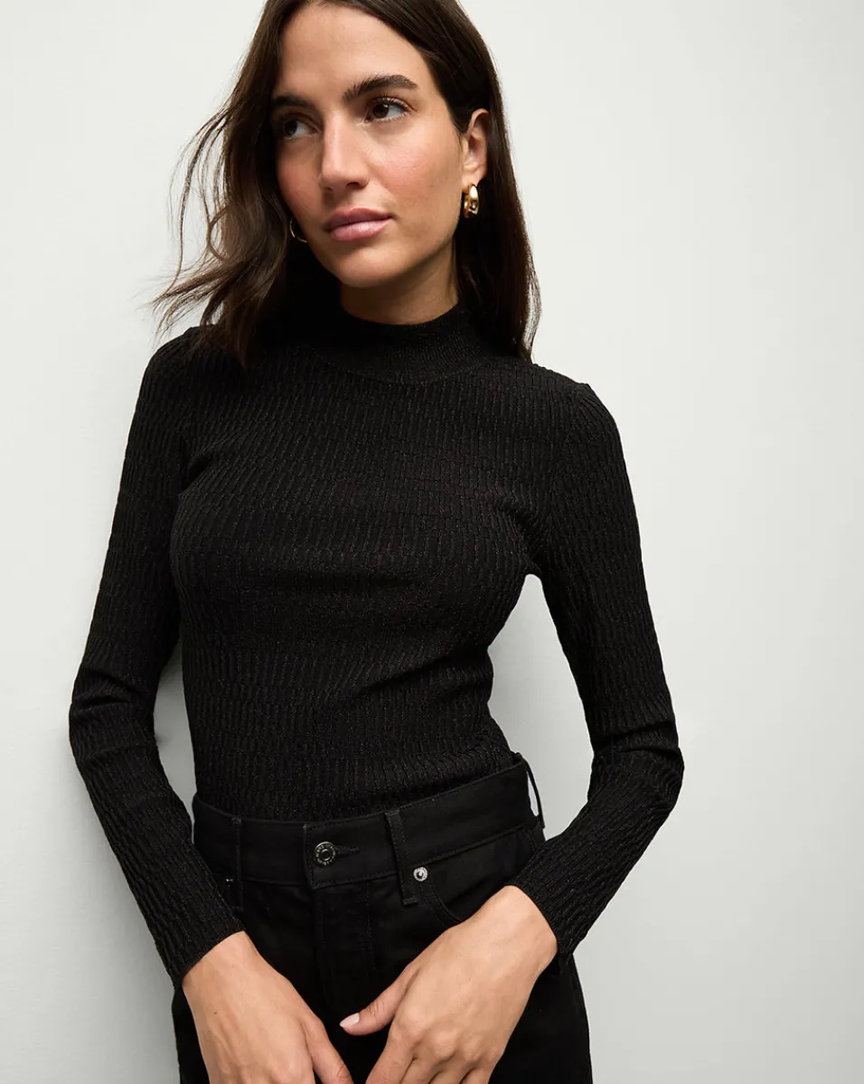 Dahlia Sweater in>Veronica Beard Hot