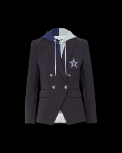 Dallas Cowboys Dickey Jacket in Navy/Silver><noscript><img width=