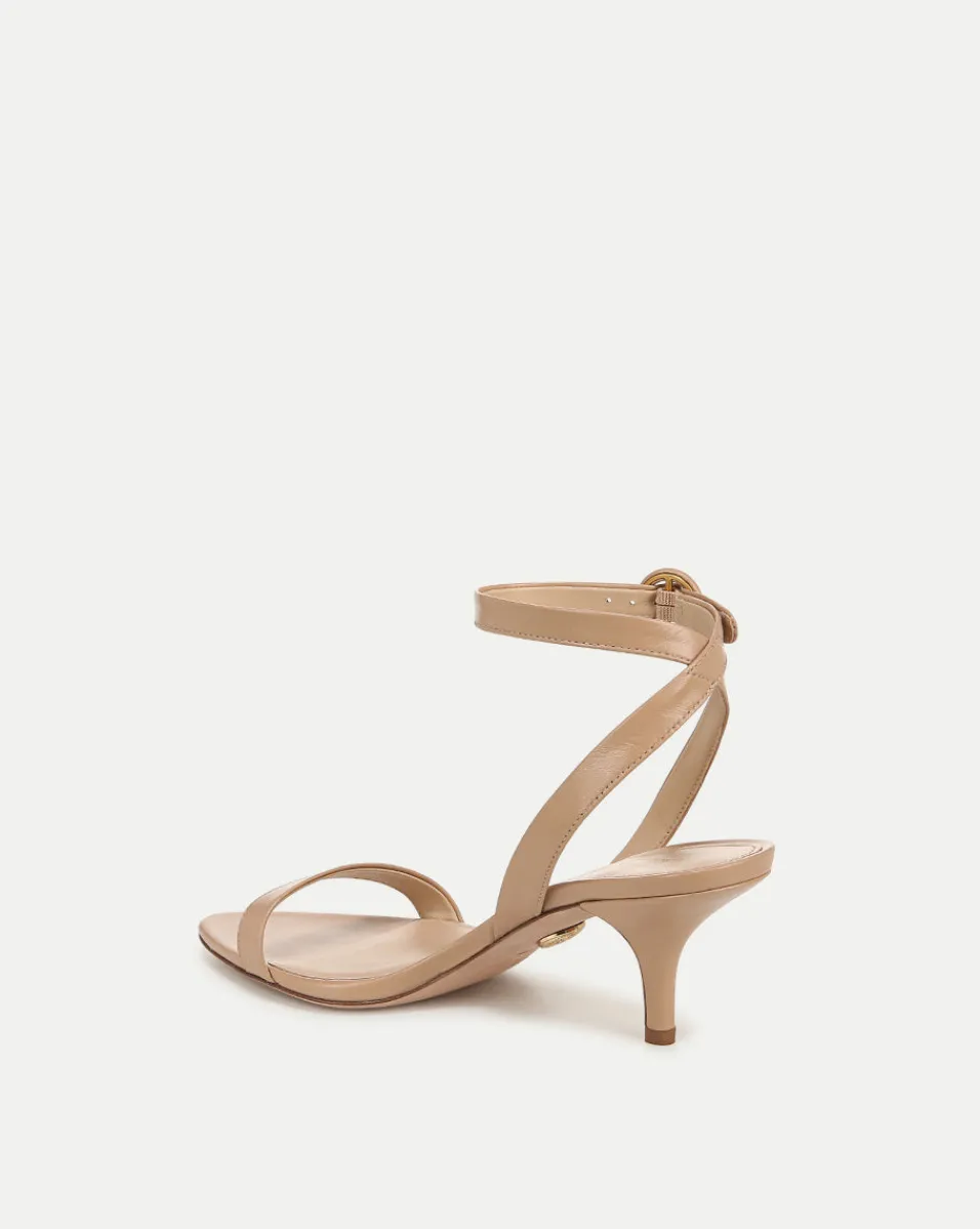 Darcelle Leather Sandal in>Veronica Beard Discount