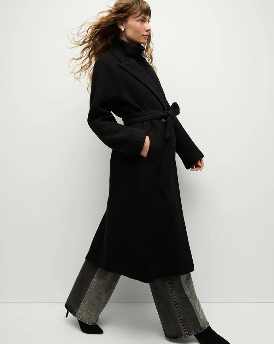 Della Wool Dickey Coat in>Veronica Beard Sale