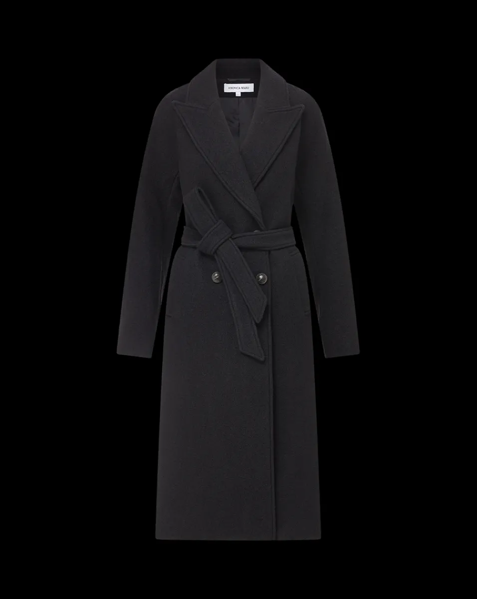 Della Wool Dickey Coat in>Veronica Beard Sale