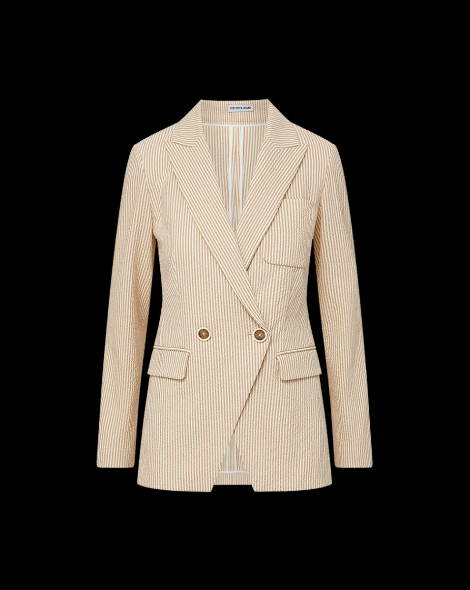Didion Seersucker Jacket in>Veronica Beard Discount