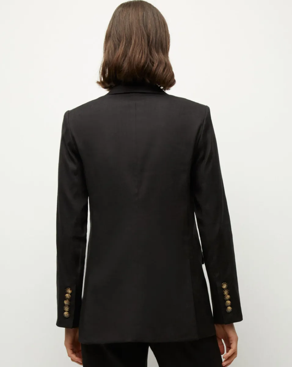 Didion Stretch-Linen Jacket in>Veronica Beard New