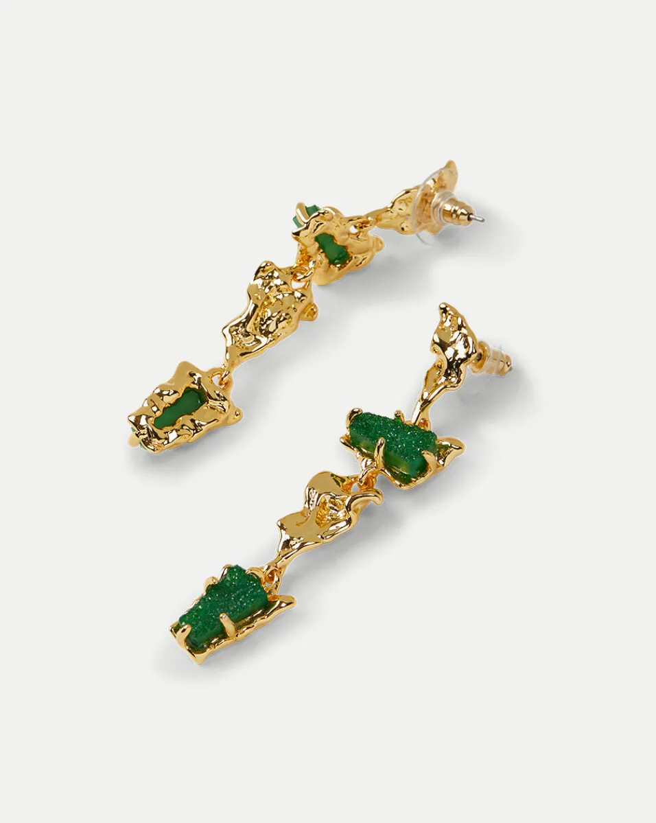 Druzy Linear Earring in>Veronica Beard Best