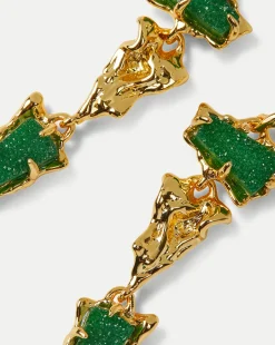 Druzy Linear Earring in><noscript><img width=