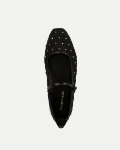 Ellie Crystal Mesh Flat in><noscript><img width=