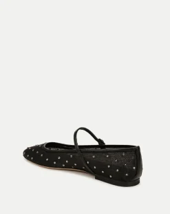 Ellie Crystal Mesh Flat in><noscript><img width=