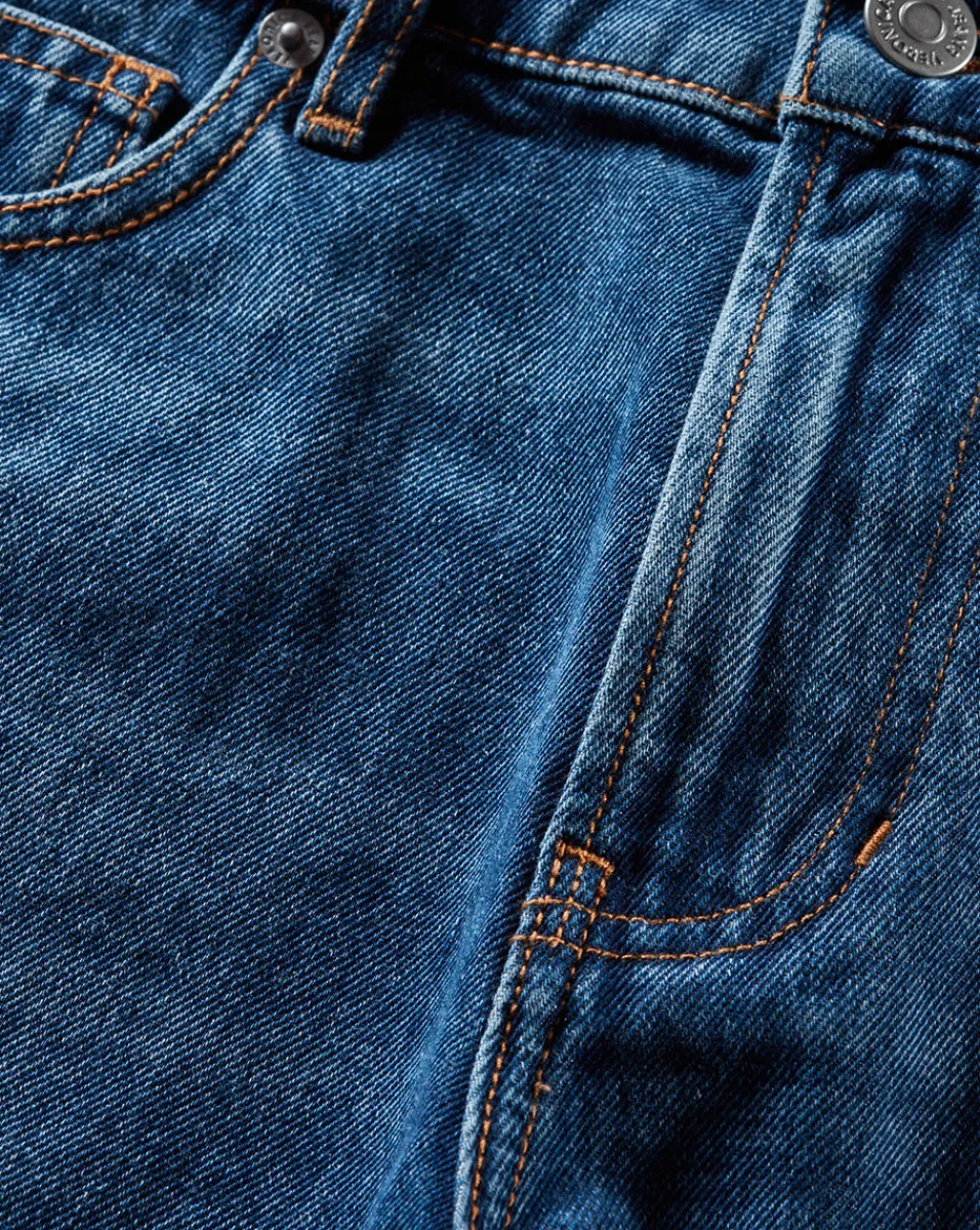 Ellis Denim Short in Stoned Bright Blue>Veronica Beard Online