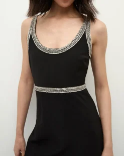 Flores Rhinestone Maxi Dress in><noscript><img width=