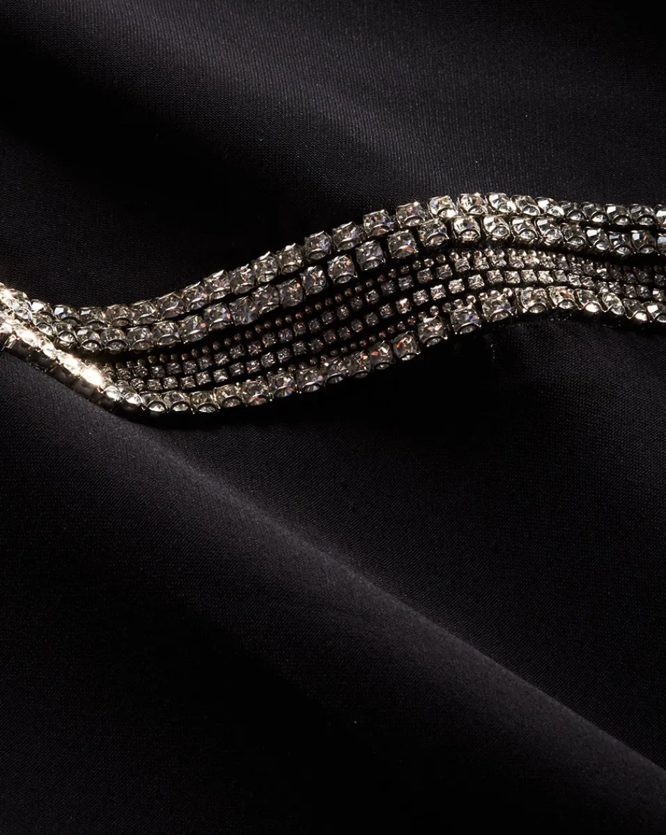 Flores Rhinestone Maxi Dress in>Veronica Beard Outlet