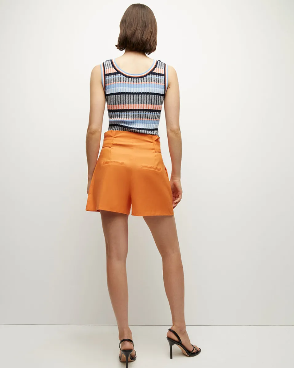 Franzi Stretch-Linen Short in>Veronica Beard Online