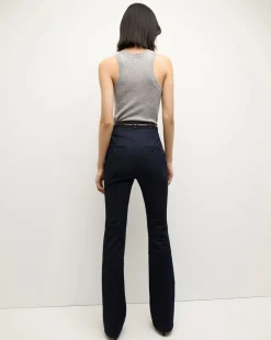 Gracie Belted Denim Pant in Dark Wash><noscript><img width=