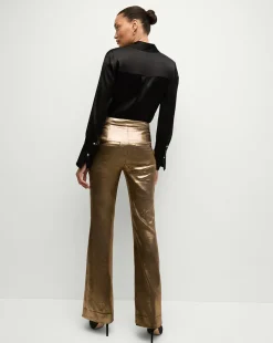 Gracie Pant in Vintage Gold x Poppy Delevingne><noscript><img width=