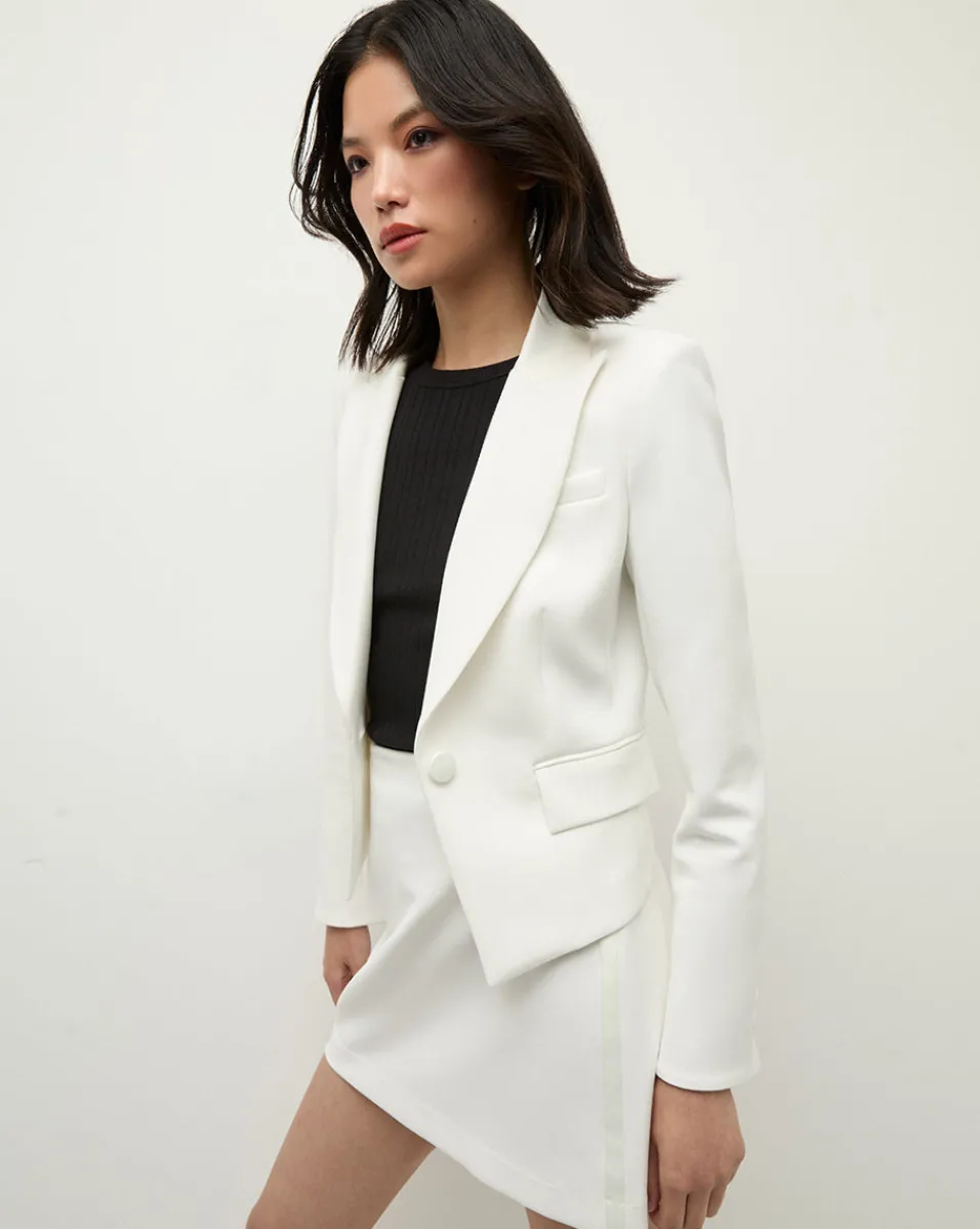 Hosanna Dickey Jacket in White>Veronica Beard Best