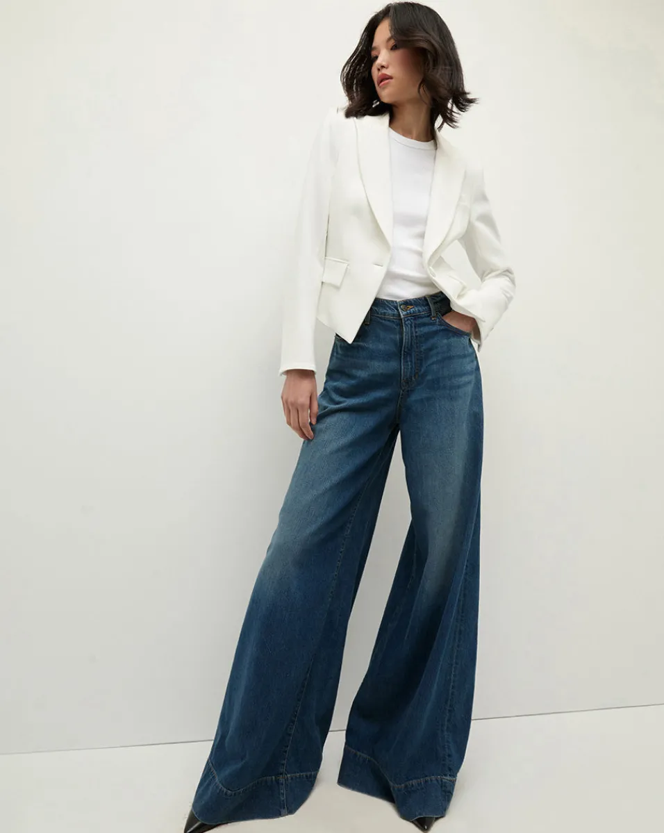 Hosanna Dickey Jacket in White>Veronica Beard Best